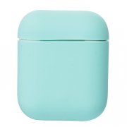 Чехол Soft touch для кейса Apple AirPods (светло-голубой) — 1