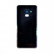 Задняя крышка для Samsung Galaxy A8 (2018) A530F (черная) Премиум