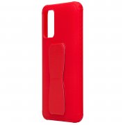 Чехол-накладка PC058 для Xiaomi Redmi 9T с подставкой и магнитом (красная) — 3
