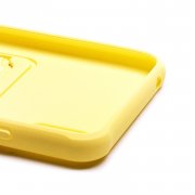 Чехол-накладка SC304 с картхолдером для Xiaomi Redmi 9A (желтая) — 3