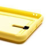 Чехол-накладка SC304 с картхолдером для Xiaomi Redmi 9A (желтая) — 2