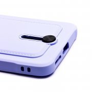 Чехол-накладка SC304 с картхолдером для Xiaomi Redmi Note 11 Pro 4G Global (светло-лиловая) — 3