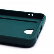 Чехол-накладка - SC315 с картхолдером для Realme C30 (темно-зеленая) (214445) — 2