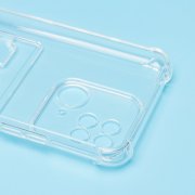 Чехол-накладка - SC278 с картхолдером для Xiaomi Redmi 10C (прозрачная) (206002) — 2