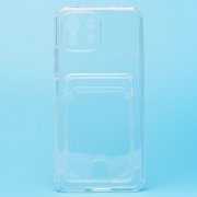 Чехол-накладка - SC276 с картхолдером для Xiaomi Mi 11 Lite (прозрачная) (210442) — 1