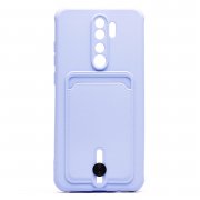 Чехол-накладка - SC304 с картхолдером для Xiaomi Redmi Note 8 Pro (208791) (светло-лиловая) — 1