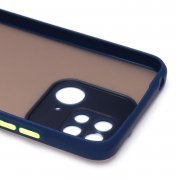 Чехол-накладка - PC041 для Xiaomi Redmi 10C (черно-фиолетовая) — 2