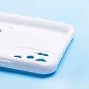 Чехол-накладка - SC304 с картхолдером для Xiaomi Redmi Note 10S (208779) (белая) — 3