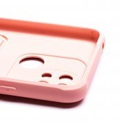 Чехол-накладка - SC304 с картхолдером для Xiaomi Redmi 10C (светло-розовая) — 3