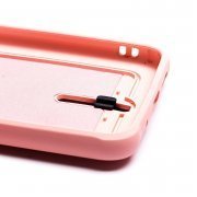 Чехол-накладка - SC304 с картхолдером для Xiaomi Redmi 10C (светло-розовая) — 2