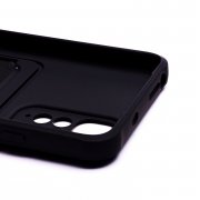 Чехол-накладка - SC304 с картхолдером для Xiaomi Redmi Note 11S 4G (208781) (черная) — 3