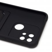 Чехол-накладка - SC304 с картхолдером для Xiaomi Redmi 10C (208520) (черная) — 2