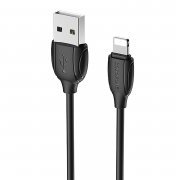 Кабель Borofone BX19 для Apple 1 метр (USB - lightning) (черный)