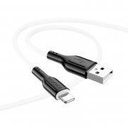 Кабель Borofone BX63 для Apple (USB - lightning) (черно-белый) — 3