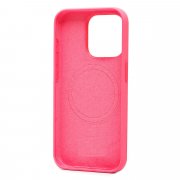 Чехол-накладка ORG Silicone Case SafeMag с анимацией для Apple iPhone 15 Pro (розовая) — 2