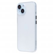 Чехол-накладка - PC091 для Apple iPhone 15 (матово-прозрачная) (232316) — 3