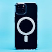 Чехол-накладка - SM006 SafeMag для Apple iPhone 15 (прозрачная) — 1