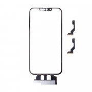 Стекло с тачскрином в рамке для Apple iPhone 13 в сборе с OCA пленкой (черное) — 1