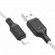 Кабель Hoco X90 Cool (USB - lightning) 100см 2.4A (белый) — 3