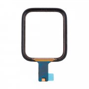 Стекло для Apple Watch 6 44 mm с тачскрином и OCA пленкой (черное) — 1