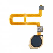 Шлейф для Xiaomi Poco C51 сканер отпечатка пальцев (черный) — 2