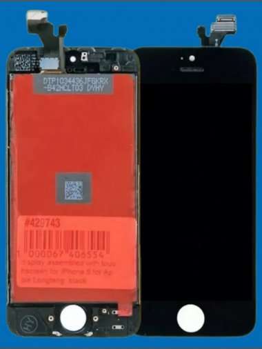 Дисплей с тачскрином для Apple iPhone 5C (черный) &mdash; 1