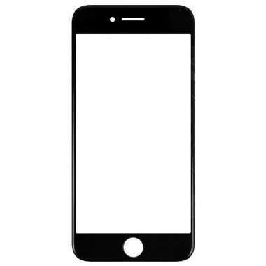 Стекло для Apple iPhone 7 в сборе с рамкой (черное) &mdash; 1
