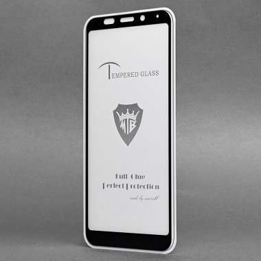 Защитное стекло для Xiaomi Redmi 5 Plus (полное покрытие)(черное) — 2