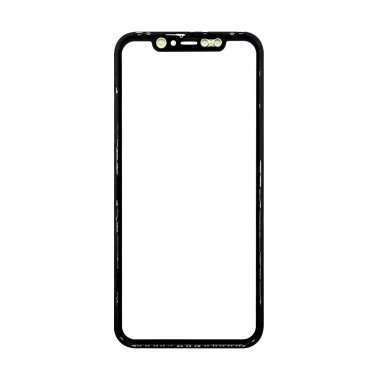 Стекло для Apple iPhone 11 с рамкой и пленкой OCA (черное) &mdash; 3