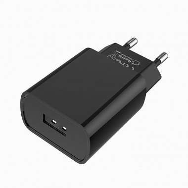 Сетевое зарядное устройство Borofone BA20A Sharp USB с кабелем для Apple Lightning (черное) — 6