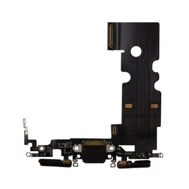 Шлейф для Apple iPhone 8 на разъем зарядки/микрофон (черный) Премиум Шлейф для Apple iPhone 8 на разъем зарядки/микрофон (черный) Премиум
