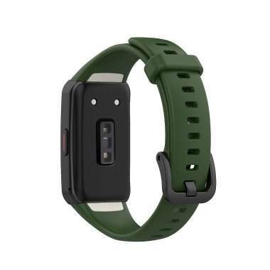 Ремешок для Huawei Honor Band 6 силиконовый (зеленый) — 5