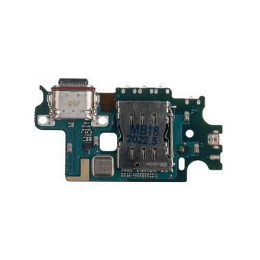 Шлейф для Samsung Galaxy S22 Plus (S906B) плата на разъем зарядки/разъем SIM/микрофон