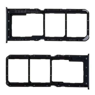 Контейнер SIM для Realme C21 (черный) &mdash; 4