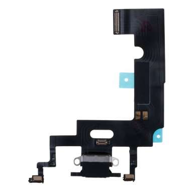 Шлейф для Apple iPhone XR на разъем зарядки/микрофон (черный) Премиум &mdash; 1