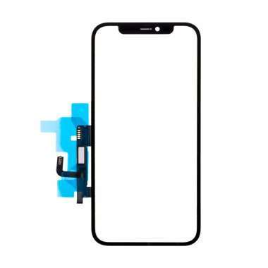 Стекло в сборе с пленкой OCA для Apple iPhone 12 (черное)