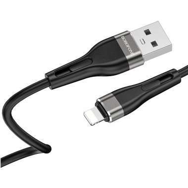 Кабель Borofone BX46 Rush для Apple (USB - Lightning) черный — 6