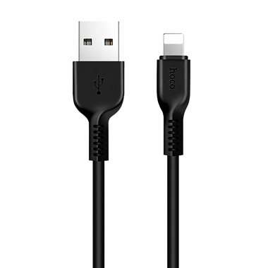 Кабель Hoco X20 Snowy Spirit для Apple (USB - lightning) (черный) — 1