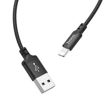 Кабель Hoco X14 Times Speed для Apple (USB - lightning) (черный) — 7