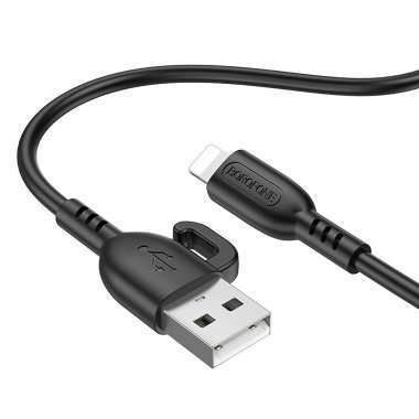 Кабель Borofone BX91 (USB - lightning) 100см (черный) — 4