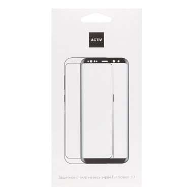 Защитное стекло Activ 3D для Xiaomi Poco F5 (черное) — 3
