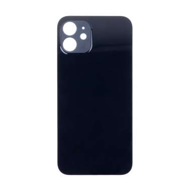 Задняя крышка для Apple iPhone 12 (черная) Премиум &mdash; 2