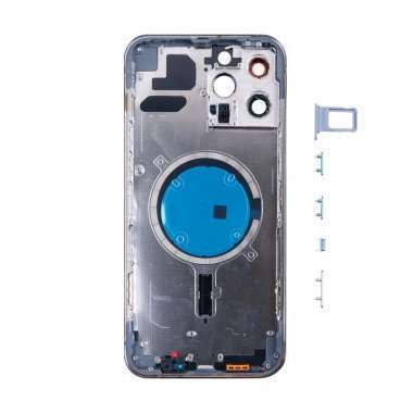 Корпус для Apple iPhone 13 Pro Max (голубой) премиум &mdash; 1