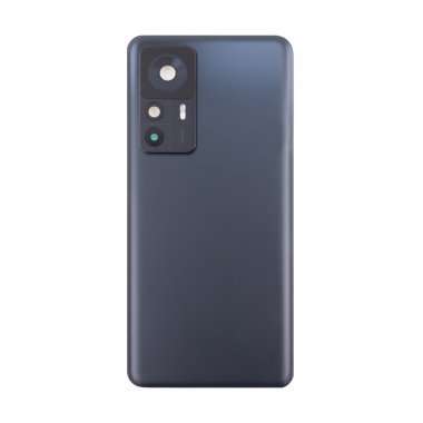 Задняя крышка для Xiaomi 12T (черная) (матовая) премиум &mdash; 2