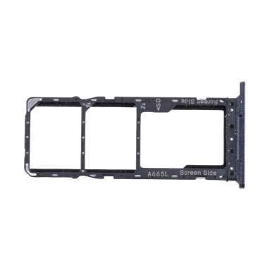 Контейнер SIM для Itel A70 (черный) &mdash; 1