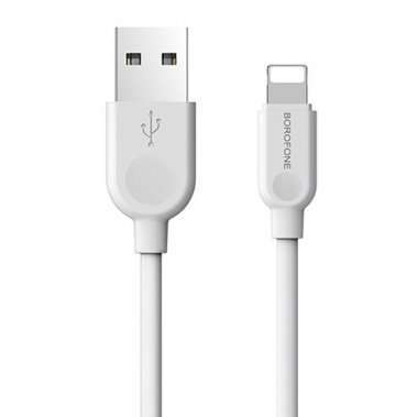 Кабель Borofone BX14 (USB - lightning) 100см (белый) — 1