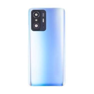 Задняя крышка для Xiaomi 11T (голубая) Премиум &mdash; 2