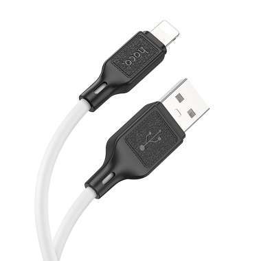 Кабель Hoco X90 Cool (USB - lightning) 100см 2.4A (белый) — 1