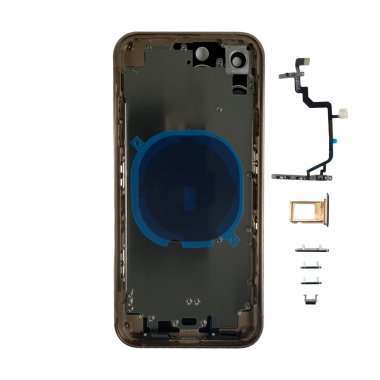 Корпус для Apple iPhone XR в стиле iPhone 16 Pro (бежевый) — 1