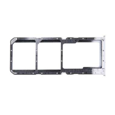 Контейнер SIM для Realme 8 4G (серебристый) &mdash; 1